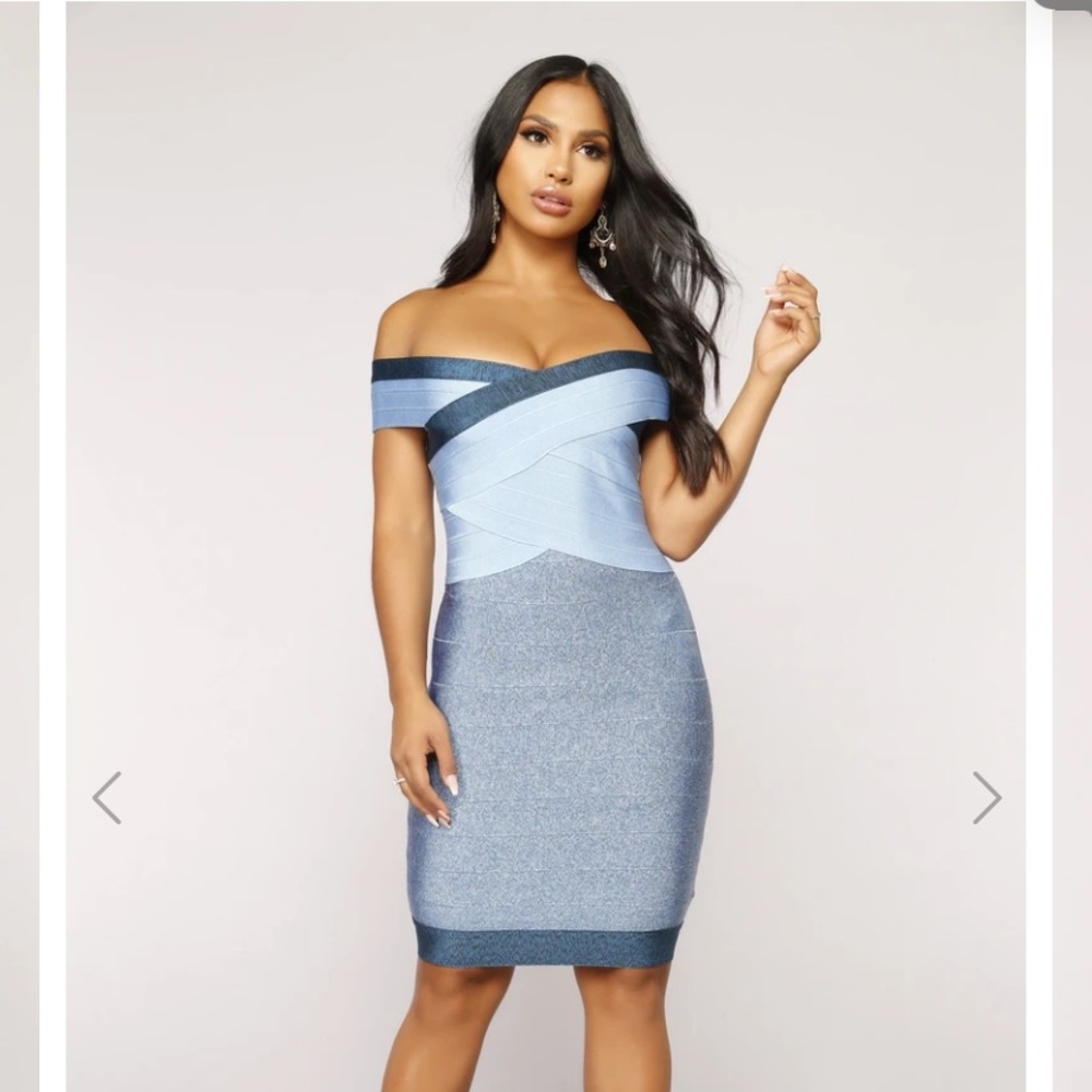 50 Shades of Blue Dress